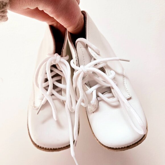 3 For 15✨️🌞 Vintage 1980s Bonnie Stewart Leather Baby Shoes - size 12 months - Picture 4 of 6